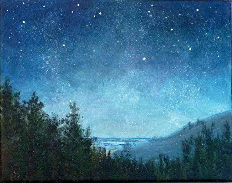 David Whyte Mid Life Woman Sky Painting Night Sky Painting