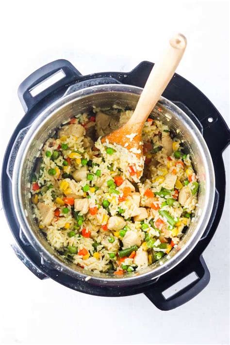 Keyword instant pot chicken and rice. Instant Pot Chicken Fried Rice - Colleen Christensen Nutrition