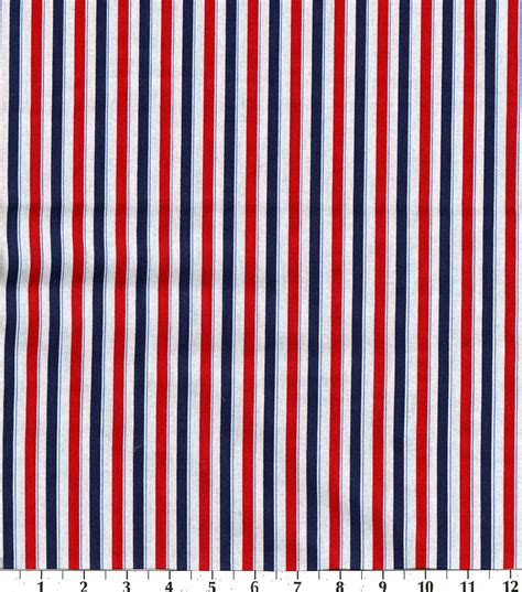 Striped Patriotic Cotton Fabric 43 Joann