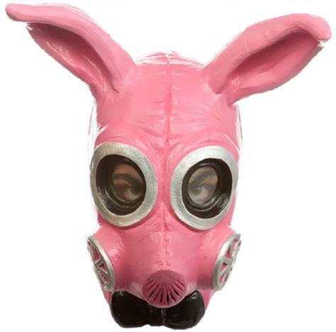 Kinky Killer Bunny Gas Mask Apocalypse Cosplay Anime Pink