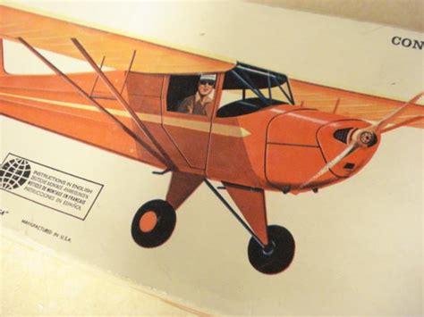 Comet Taylorcraft Rubber Powered Scale Model Airplane Kit 54