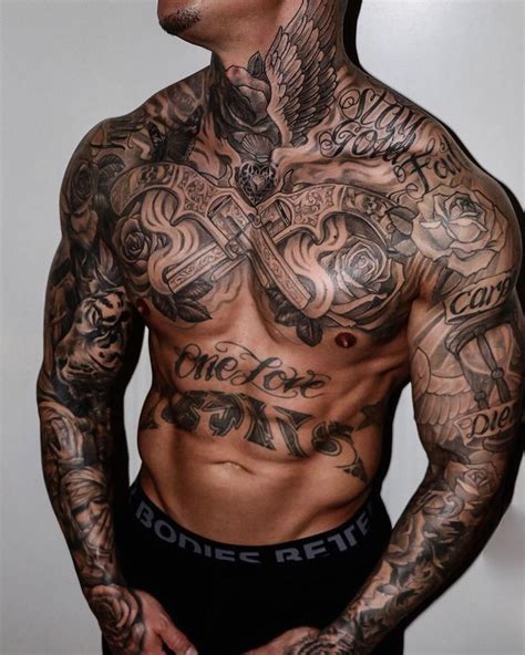 Chest Piece Tattoos Ideas Chest Tattoo Men Neck Tattoo For Guys