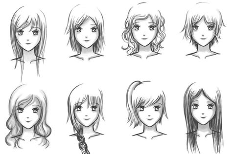 Anime Girl Hairstyles By Pixiedust On Deviantart Drawing Pinterest