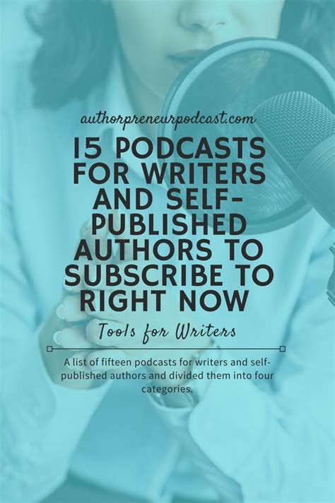 15 Inspirational Podcasts For Writers And Self Published Authors To