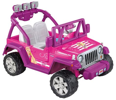 Power Wheels Barbie Deluxe Jeep Wrangler Barbie Pink 1289900 En