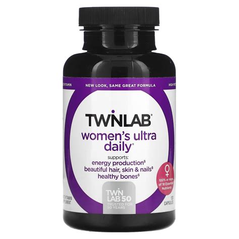 Twinlab Womens Ultra Daily 120 Capsules