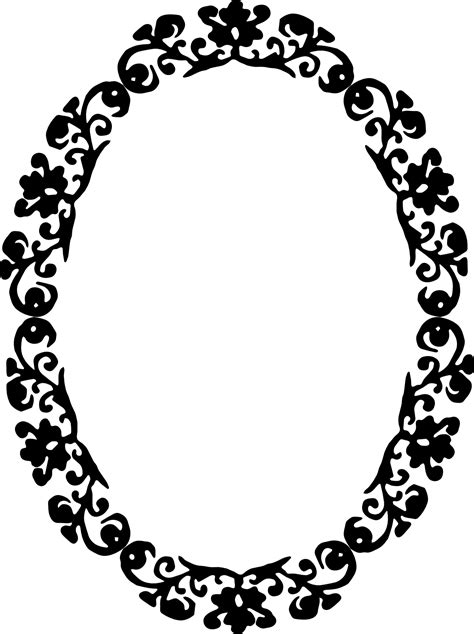 Oval Outline Border Clipart 20 Free Cliparts Download Images On