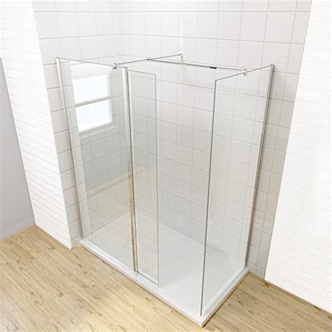 ELEGANT 1200 X 800 Mm Walk In Wetroom Shower Enclosure Panel 8mm Easy