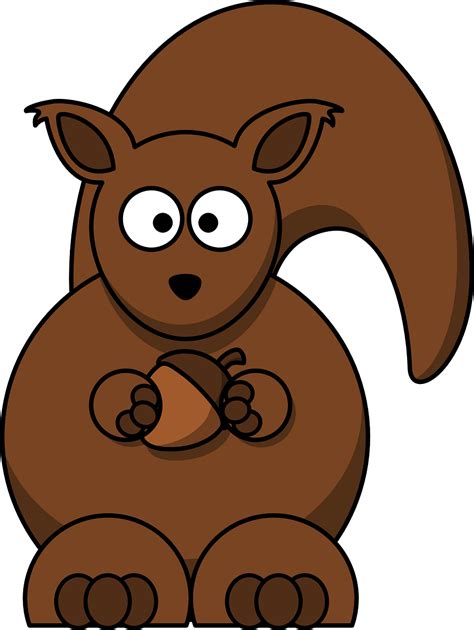 Download Squirrel Brown Cartoon Royalty Free Vector Graphic Pixabay