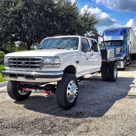 F350 Lifted Obs Powerstroke On Instagram Ford Pickup Trucks Lifted