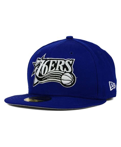 3.9 76ers 2020 nba tip off royal fitted hat by new era reg. New Era Philadelphia 76ers Hwc Back To Basic 59FIFTY Cap ...
