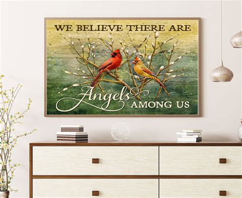 We Believe There Are Angels Among Us Poster We Believe Angel Etsy
