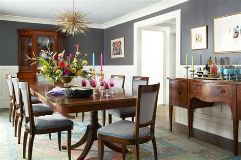 30 Two Tone Dining Room Color Ideas