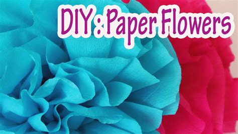 Diy Crafts How To Make Crepe Paper Flowers Very Easy Ana Diy