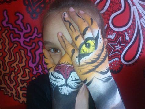 Tiger Face Body Paint Youtube