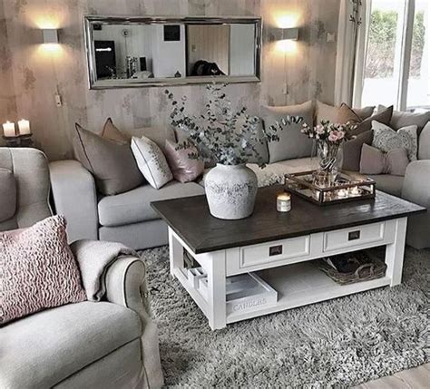 75 Romantic Shabby Chic Living Room Decor Ideas Living Room Grey