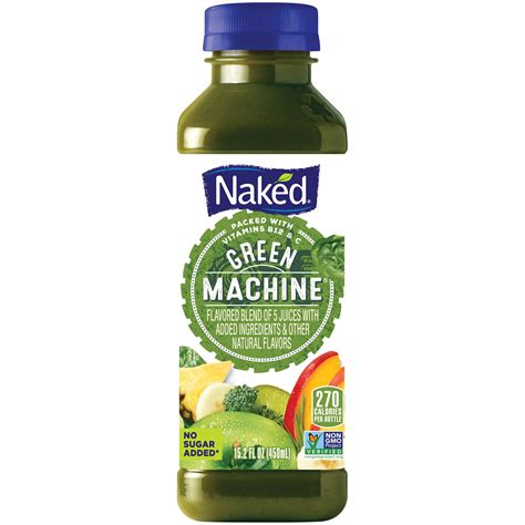 Naked Juice Boosted Smoothie Green Machine 15 2 Oz Bottle