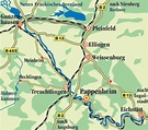 Stadt Pappenheim :: Geografische Lage