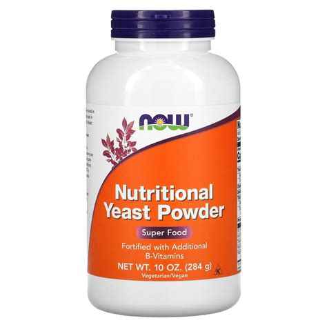 Now Foods Nutritional Yeast Powder 10 Oz
