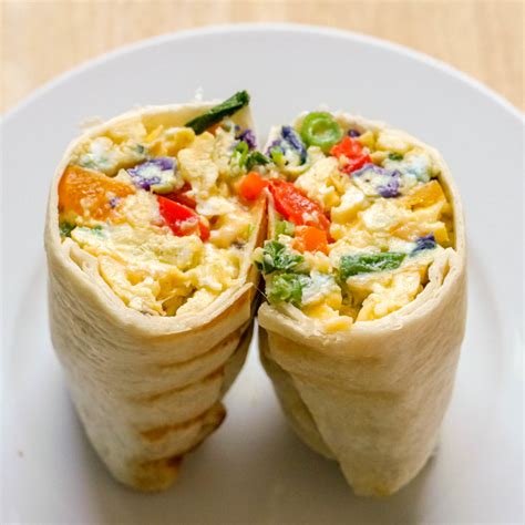 Freezer Friendly Veggie Breakfast Burritos Workweek Lunch
