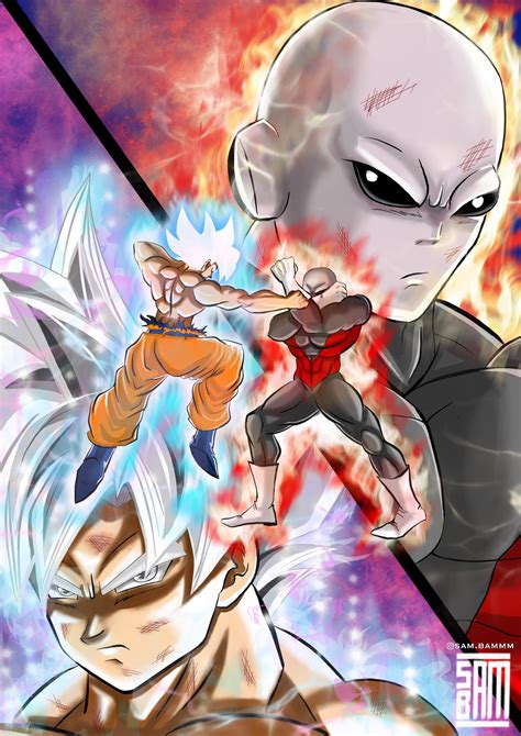 Goku Mastered Ultra Instinct Vs Jiren Fanart Dragonballsuper