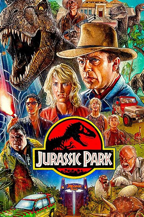 Jurassic Park Fan Art Movie Poster 24 X 36