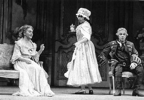 L R Leonie Rysanek As The Marschallin Christa Ludwig As Octavian Mariandel And Walter Berry