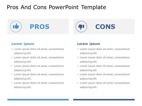 Pros And Cons Templates For Powerpoint Google Slides