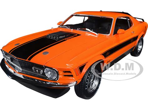 1970 Ford Mustang Mach 1 428 Twister Special Orange With Black Stripes