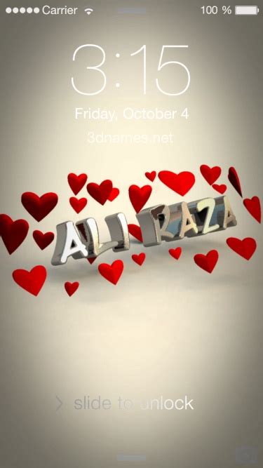 107 Ali Name Wallpaper 3d Zflas