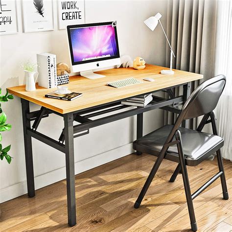 Portable Folding Table Small Computer Desk Yjhome Foldable Student