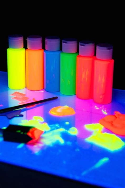 14 colors acrylic paint glow in the dark gold glowing paint luminous pigment flu. 10 Super Awesome Glow in the Dark Party Ideas | Spaceships ...
