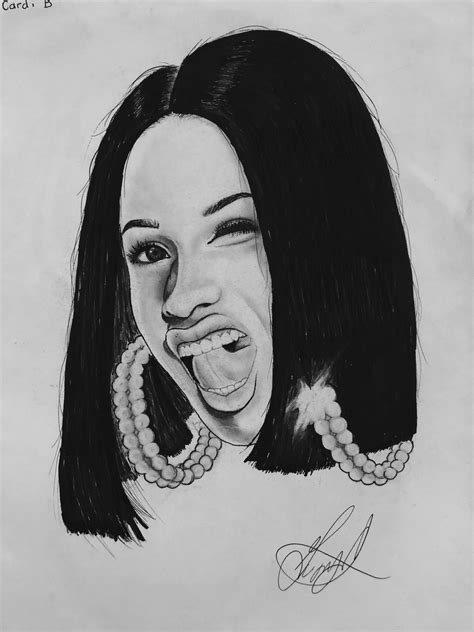 Cardi B Drawing Posted By Christopher Tremblay