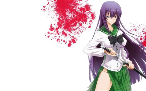 Highschool Of The Dead 1080p Saeko Busujima Anime Hd Wallpaper