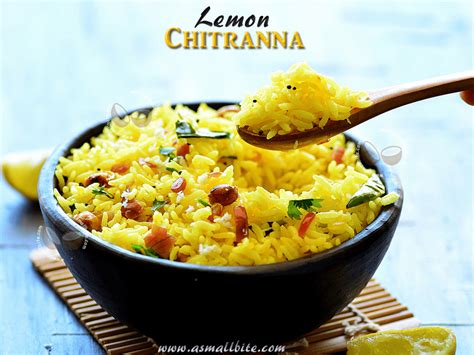 Lemon Chitranna Recipe Nimbehannu Chitranna Recipe Asmallbite Food