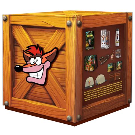 Crash Bandicoot Big Box Merchandise Crate Geekcore