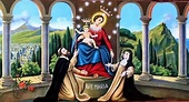 Oggi ricordiamo Domenico di Guzmán, il santo nel quadro della Madonna ...