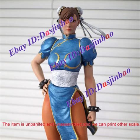 Chun Li Standing 14 Figure 3d Printing Model Kit Unpainted Unassembled