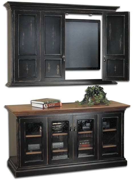 Sumner Flat Screen Tv Wall Cabinet And Console Custom Furniture Tv