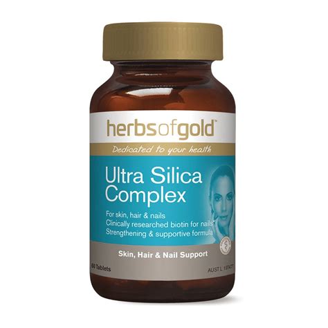 Supplement Mania Online Ultra Silica Complex 30 Tablets By Herbs Of Gold