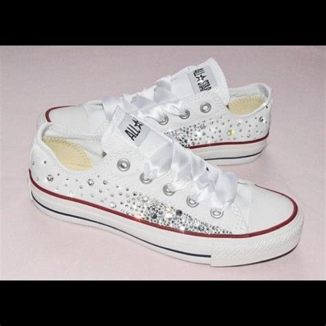 Converse Shoes Blinged Out Convers Custom Made Poshmark
