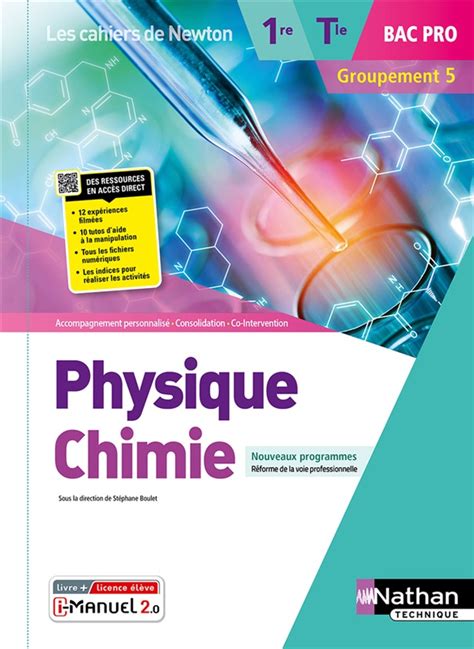 Physique Chimie 1retle Bac Pro Groupement 5 Coll Les Cahiers De