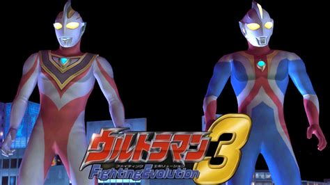 Ps2 Ultraman Fighting Evolution 3 Tag Mode Ultraman Gaia V2 And