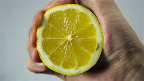 Lemon Squeeze Stock Footage Video Shutterstock