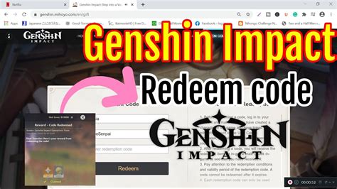 How to redeem promo codes. Redeem Code Genshin Impact - Genshin Impact guide of tips and tricks - BakaVeeSenpai - YouTube