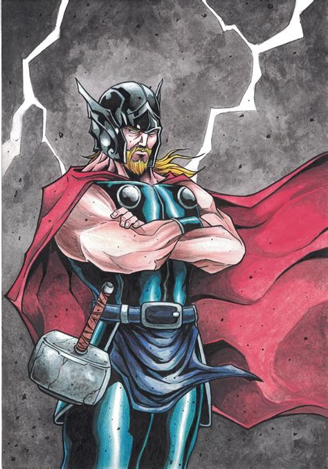 Fan Art Thor Por Emiliochiunti Dibujando
