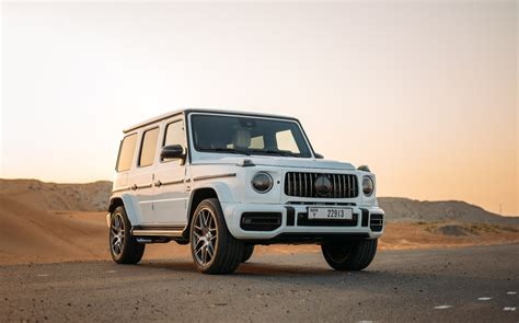 Rent A Mercedes G63 AMG White 2023 ID 05344 In Dubai Renty Ae