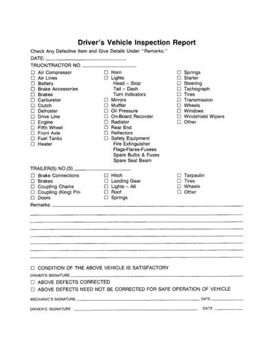 Vehicle Report 10 Examples Format Pdf Examples