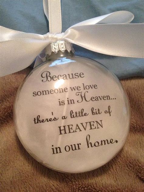 Loved One Memorial Ornament Because Someone We Love Is In Etsy In