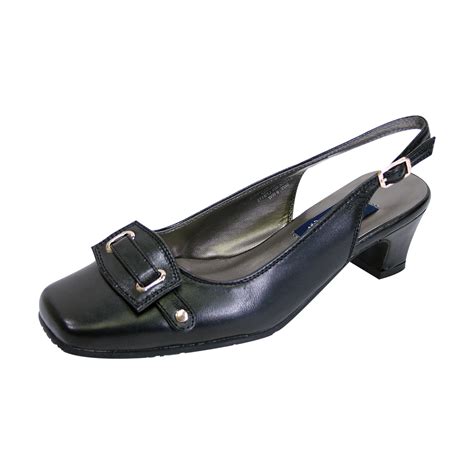 Peerage Annabelle Women Extra Wide Width Closed Square Toe Embellished